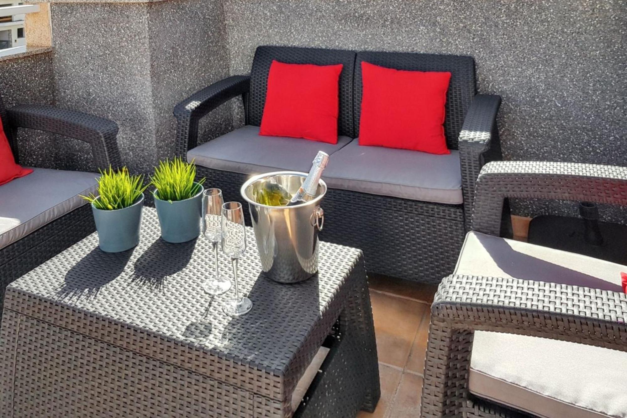 Bright Apartment In Puerto De Santiago 65 M² Terrace Экстерьер фото