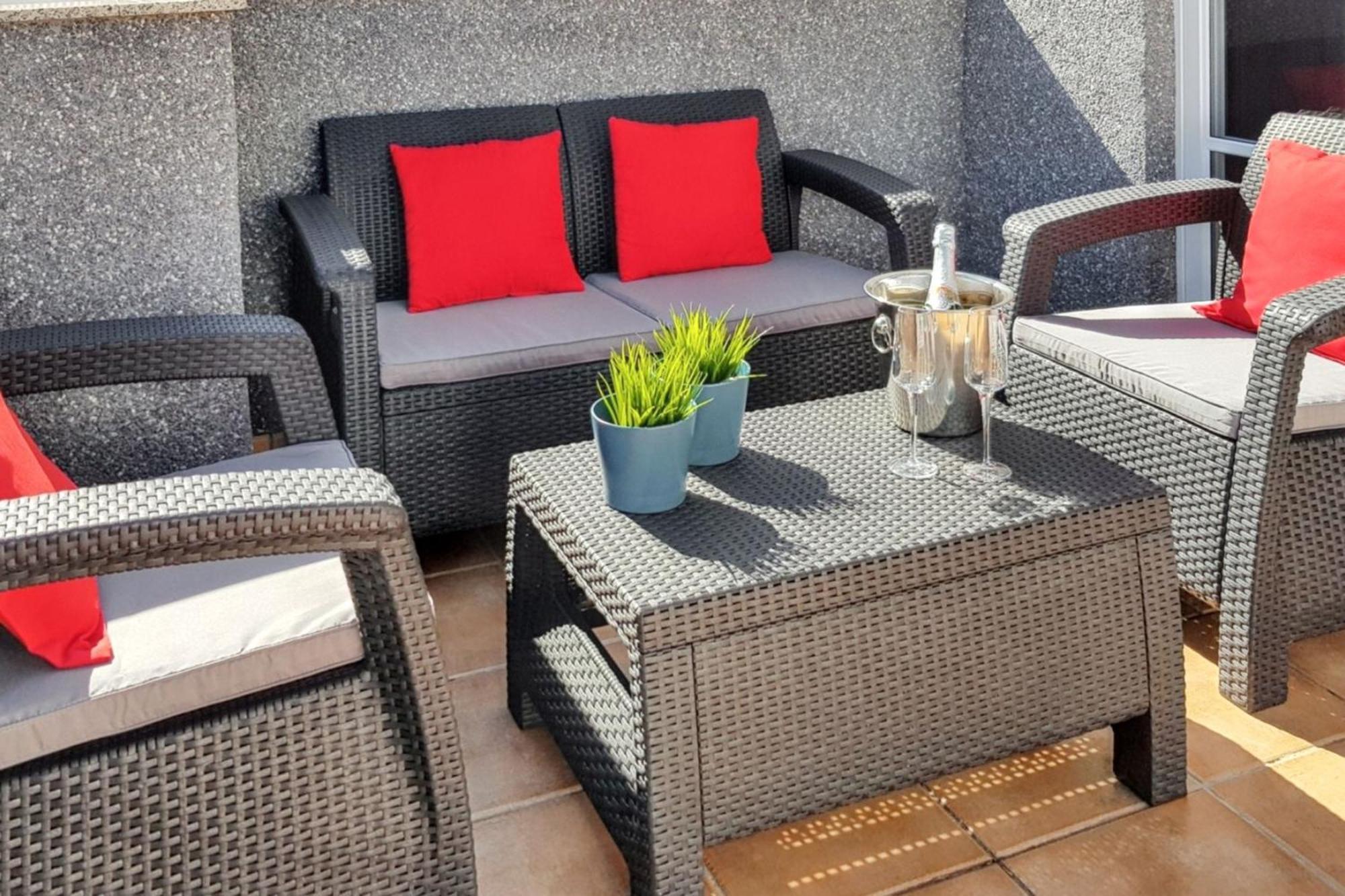 Bright Apartment In Puerto De Santiago 65 M² Terrace Экстерьер фото
